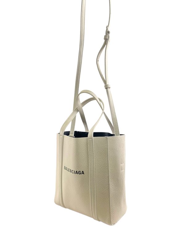 Balenciaga White Leather ‘Everyday Extra Small’ Tote Online