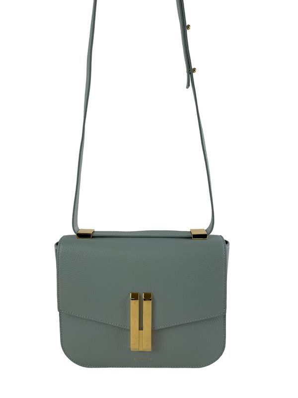 DeMellier London Vancouver Sage Green Leather Crossbody Cheap