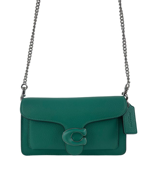 Coach Small Green Leather Tabby Crossbody Sale