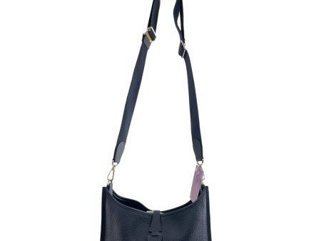 Hermès Navy Clemence Leather Evelyne PM Crossbody Supply