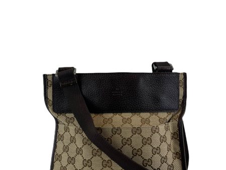 Gucci Monogram Canvas Crossbody Bag Online Sale