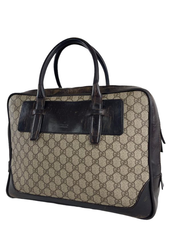 Gucci Vintage Monogram Canvas Briefcase Fashion