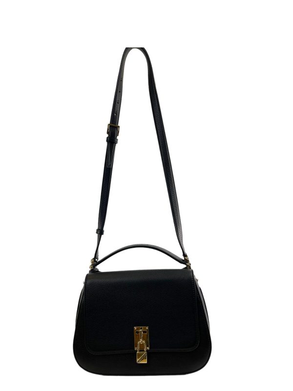 Valentino Black Leather Crossbody Online Hot Sale