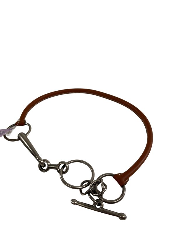 Hermès Brown Leather Chain Belt Online now