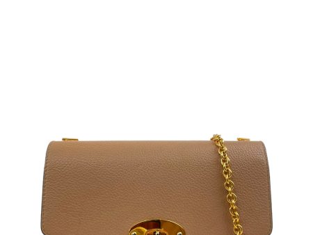 Mulberry Nude Leather Small  Darley  Chain Crossbody For Sale