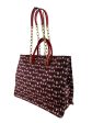 MiuMiu Multicolor Monogram Canvas Tote For Cheap