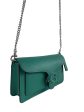 Coach Small Green Leather Tabby Crossbody Sale