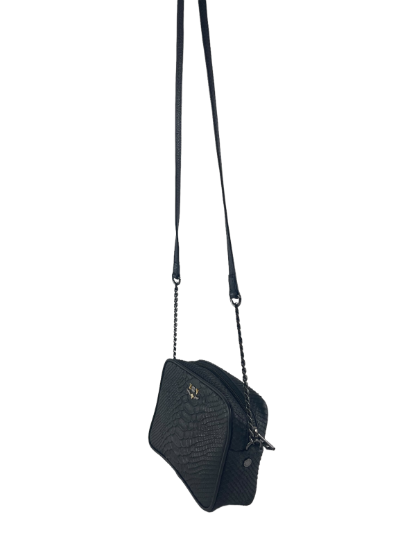 Zadig & Voltaire Small Charcoal Croc Effect Leather Crossbody Online Sale