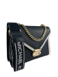 Michael Kors Navy & White Leather Crossbody on Sale